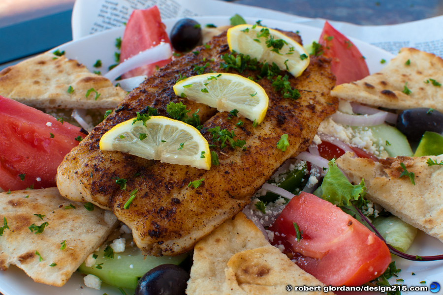 Food Photography - Mermaid Salad at Anglins Cafe