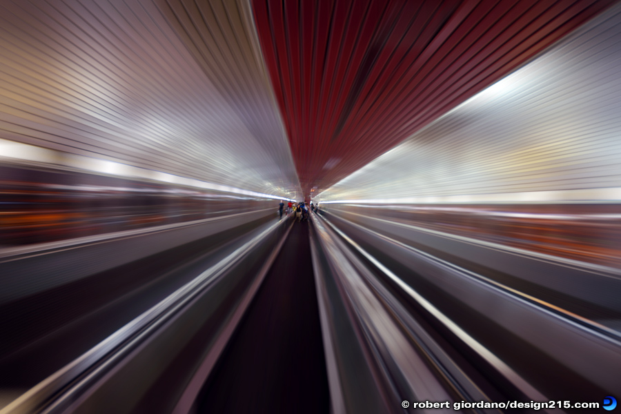Action Photography - Moving Sidewalk