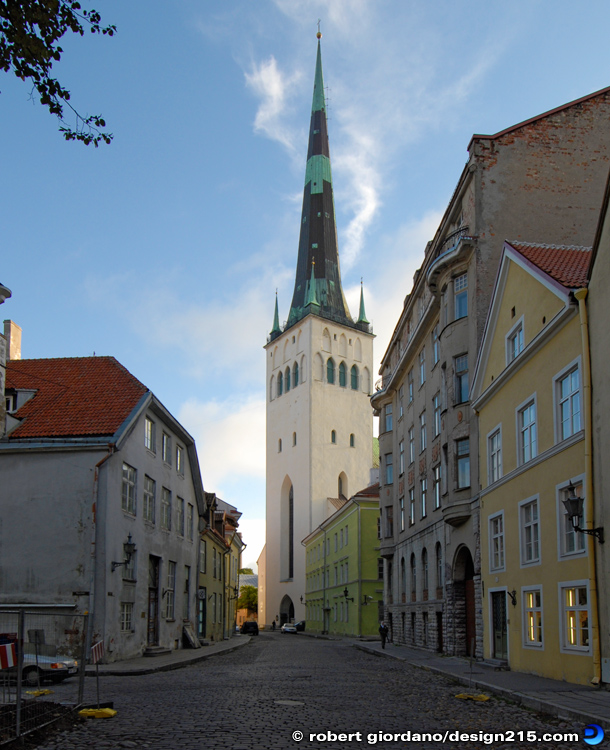 Travel Photography - St. Olaf's Church, Tallinn, Estonia