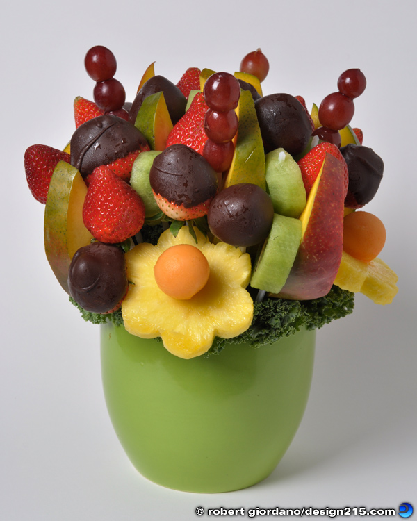 Food Photography - Fruit Basket Bouquet