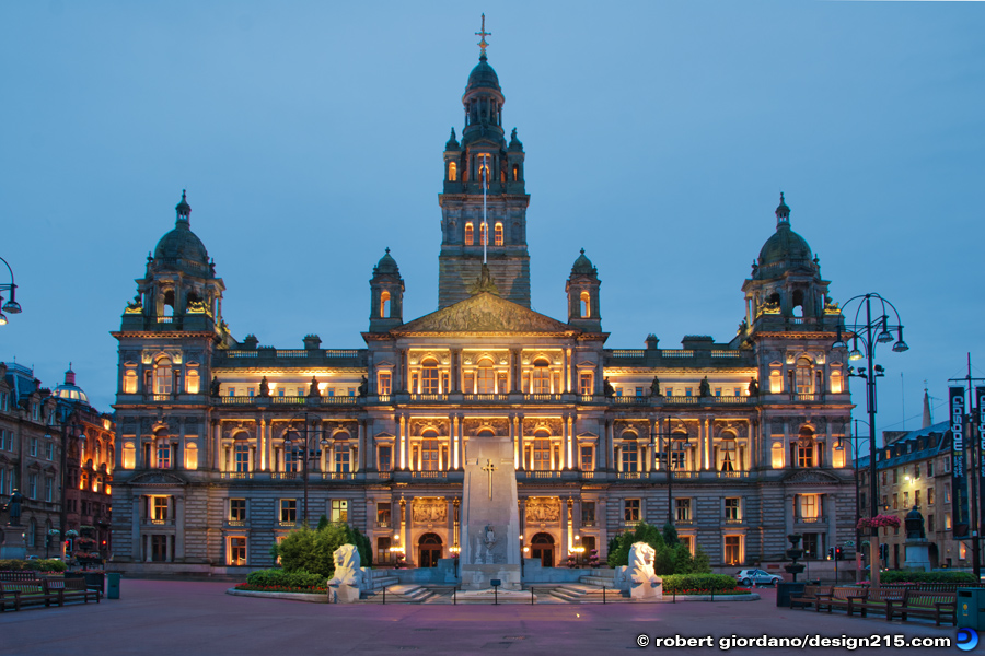 Travel Photography - Glasgow City Chambers, George Square