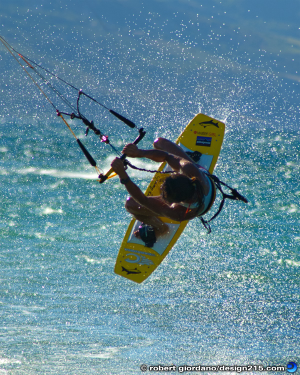 Action Photography - Kiteboarding in Hawaii