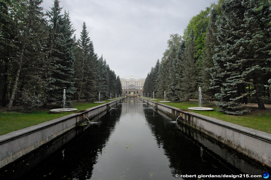 Travel Photography - Morskoi Canal at Peterhof Palace