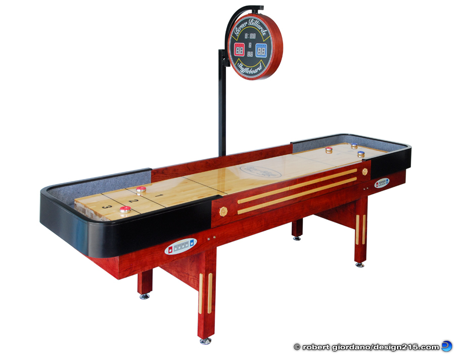 Product Photography - Berner Billiards Pro Shuffleboard Table