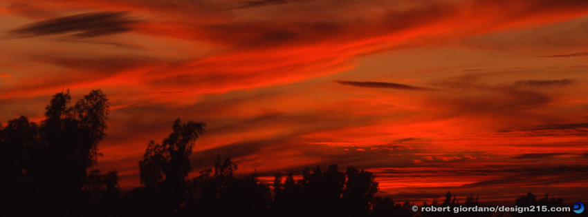 FREE Facebook Cover Photos - Painted Sunset