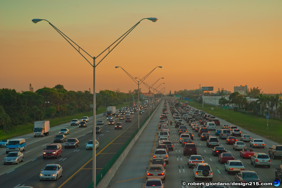 Conceptual Photography - Rush Hour Traffic