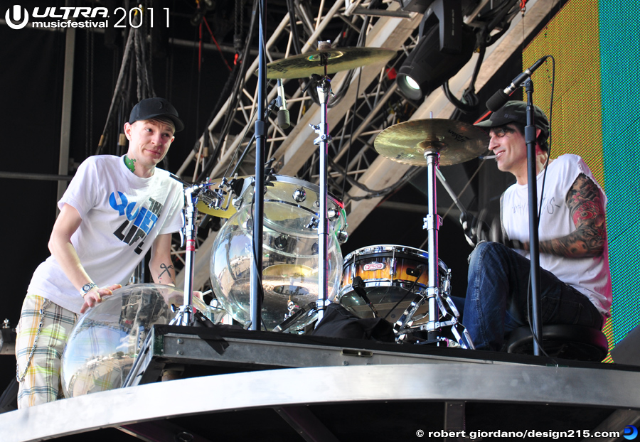 2011 Ultra Music Festival - Deadmau5 and Tommy Lee