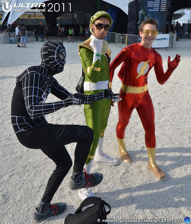 Ultra Music Festival 2011 Pictures - Superheroes at Ultra