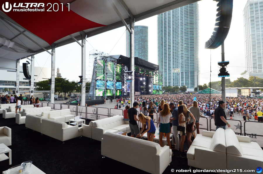 Ultra Music Festival 2011 Pictures - VIP Tent, Day 1
