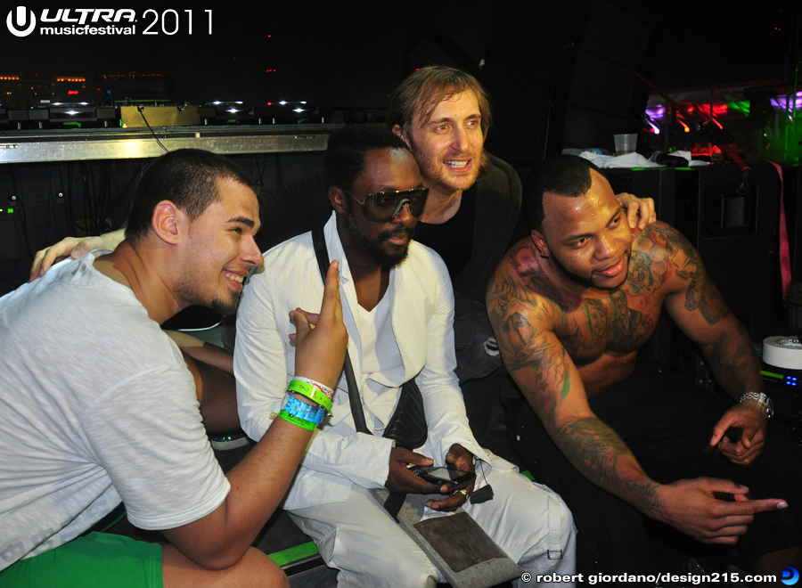Backstage with Dave Guetta, Day 3 - 2011 Ultra Music Festival