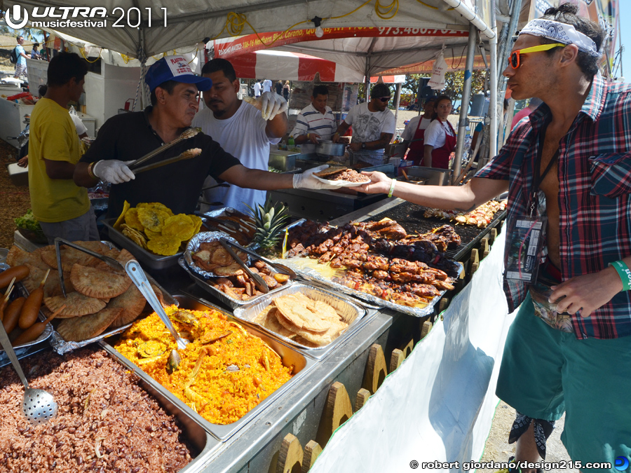 Ultra Music Festival 2011 Pictures - Food Vendors, Day 2