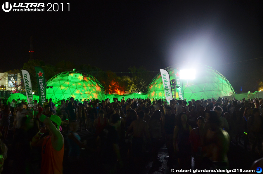 Ultra Music Festival 2011 Pictures - Heineken Dome at Night, Day 2