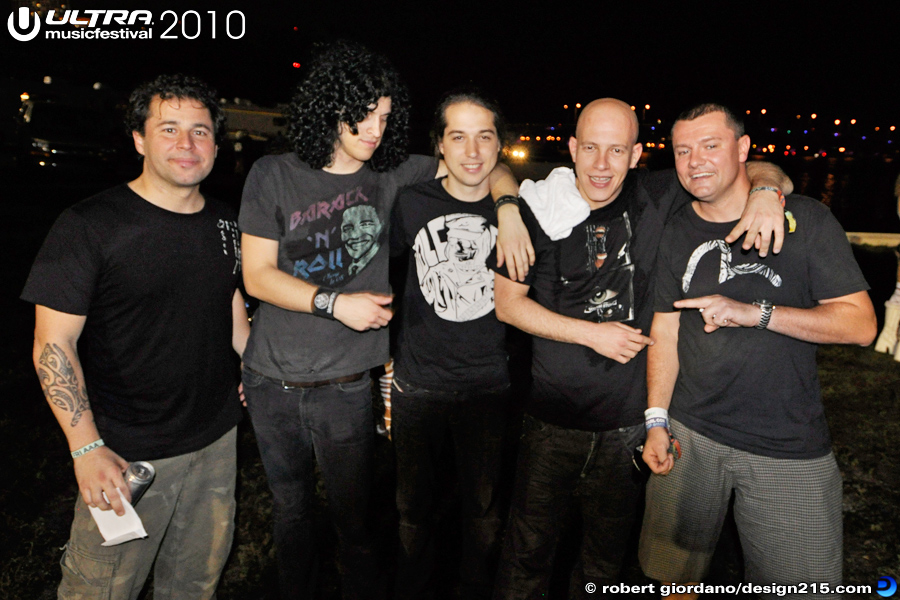 Ultra Music Festival 2010 Pictures - Infected Mushroom, Backstage