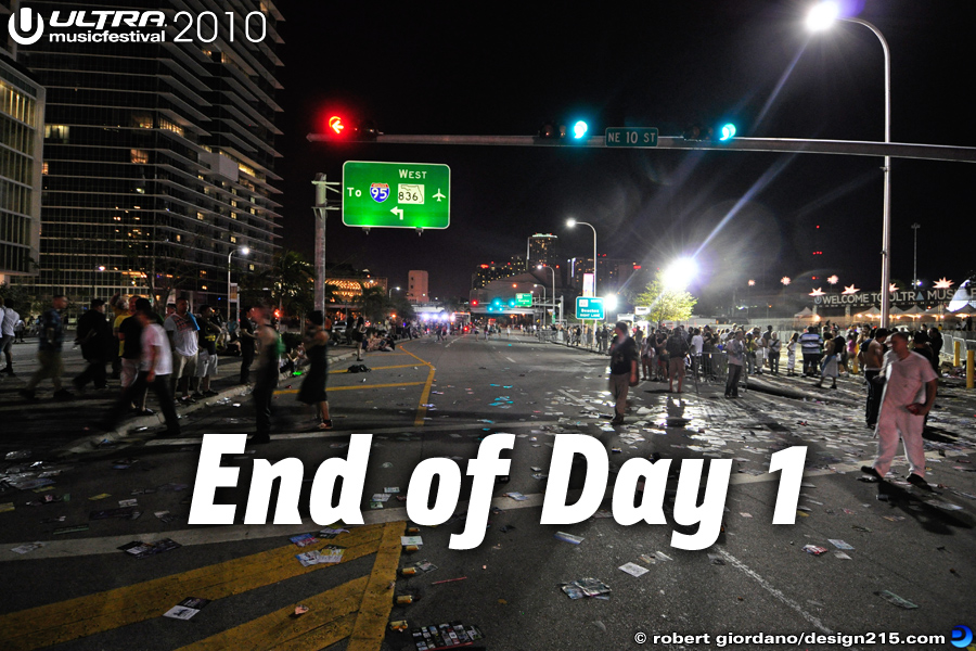 Ultra Music Festival 2010 Pictures - End of Day 1, Ultra 2010