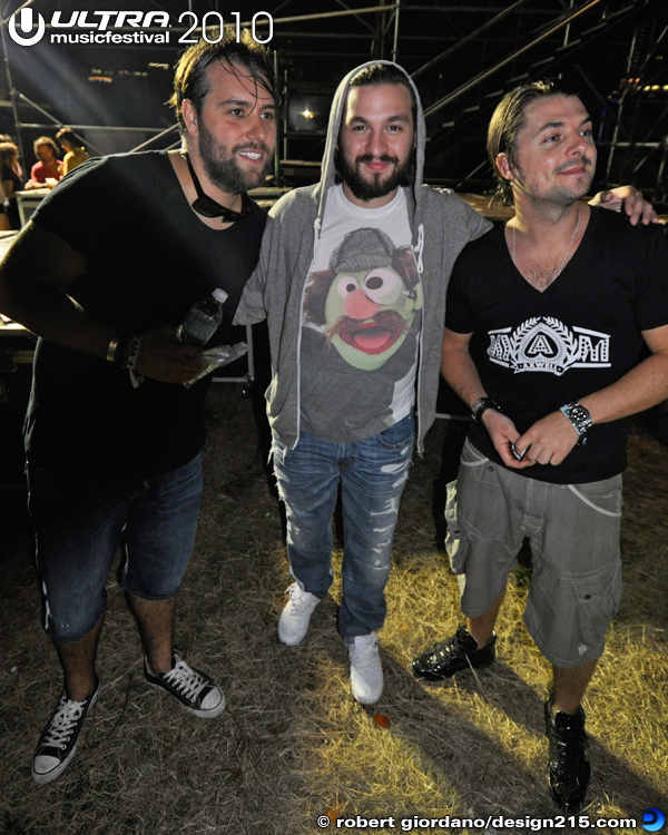 Ultra Music Festival 2010 Pictures - Backstage with Swedish House Mafia