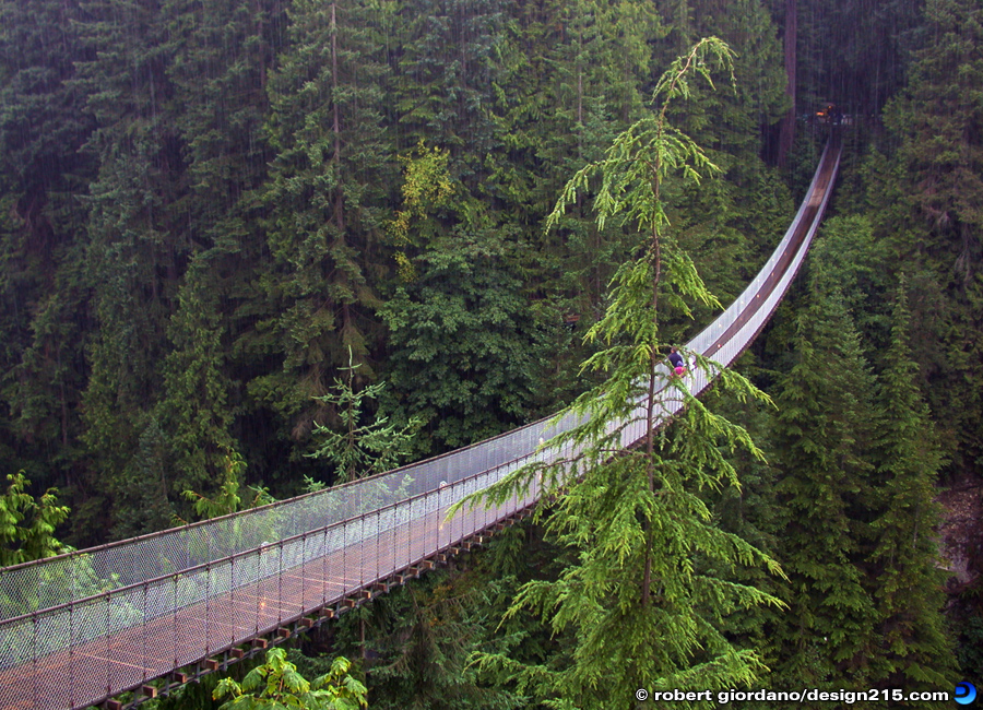 Capilano Suspension Bridge, Vancouver BC - Travel Photography